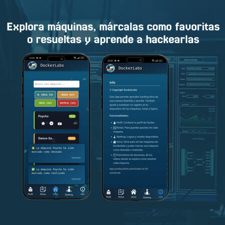 explorar maquinas